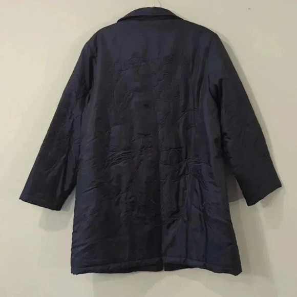 Windsmoor Jacket size 16 Winter Blue‎ Embroidered Flowers - Picture 8 of 13